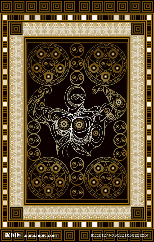 精美传统花纹装饰图案