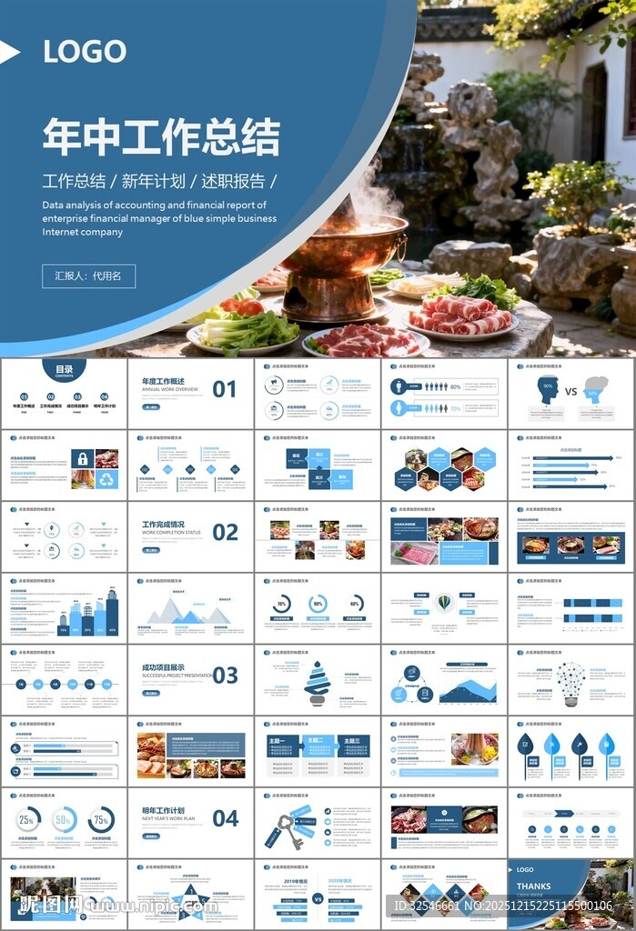 火锅加盟连锁PPT模板