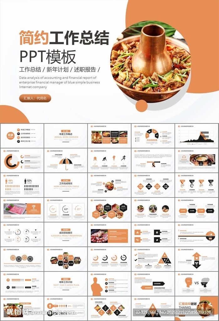 火锅加盟连锁PPT模板