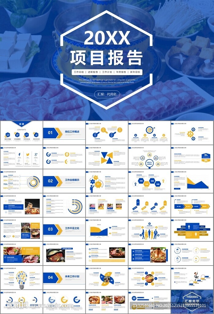 火锅加盟连锁PPT模板