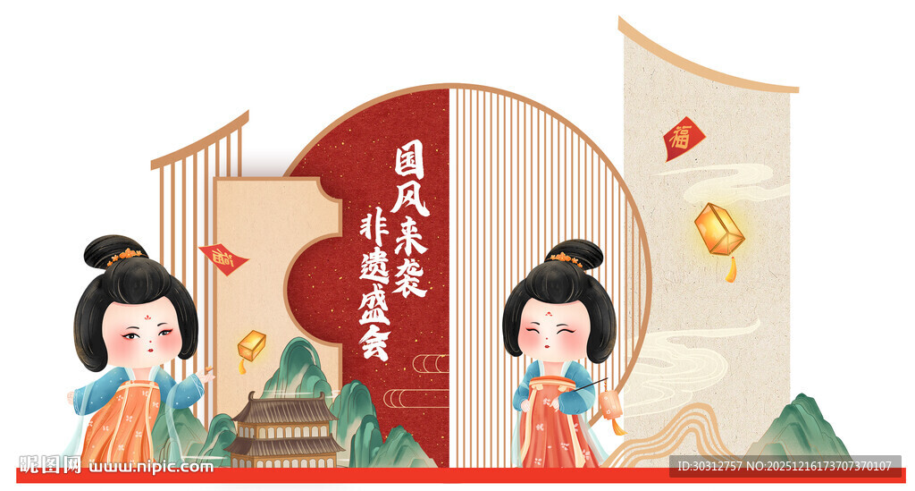 古风少女展传统文化魅力