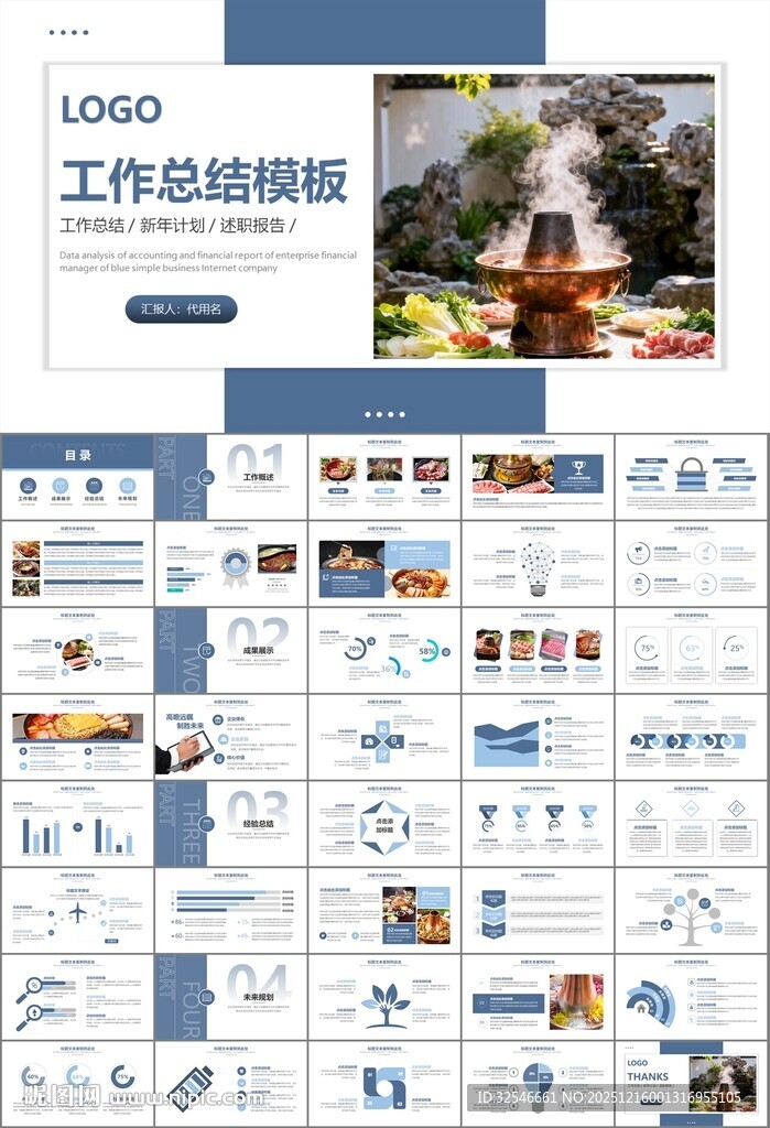 火锅加盟连锁PPT模板