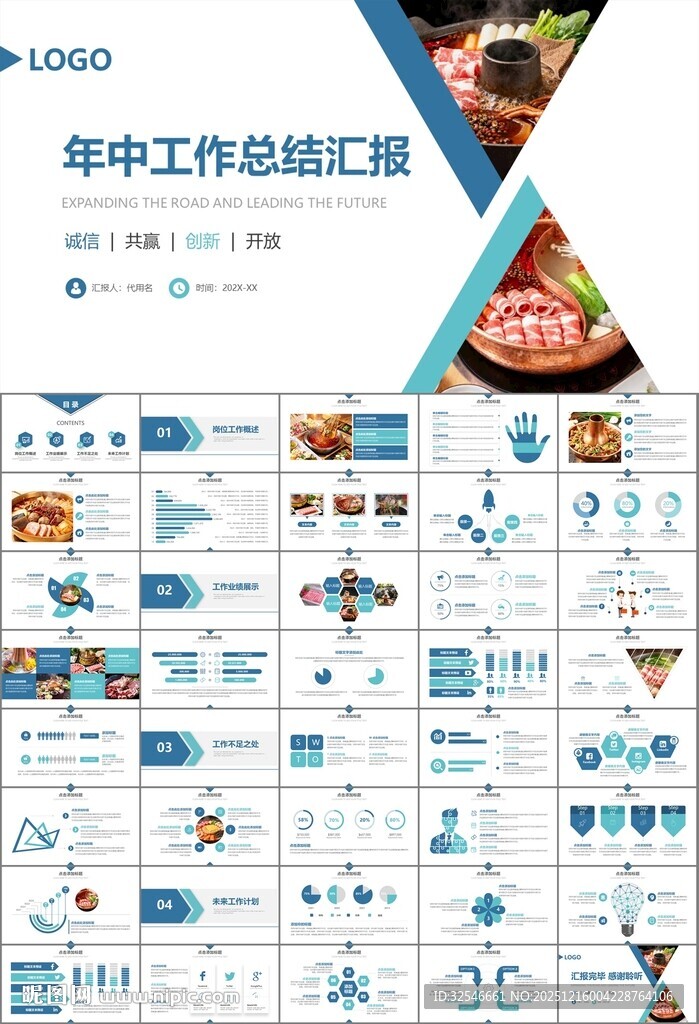 火锅加盟连锁PPT模板