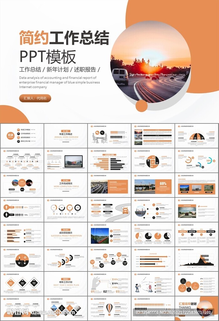 高速公路总结计划述职报告ppt