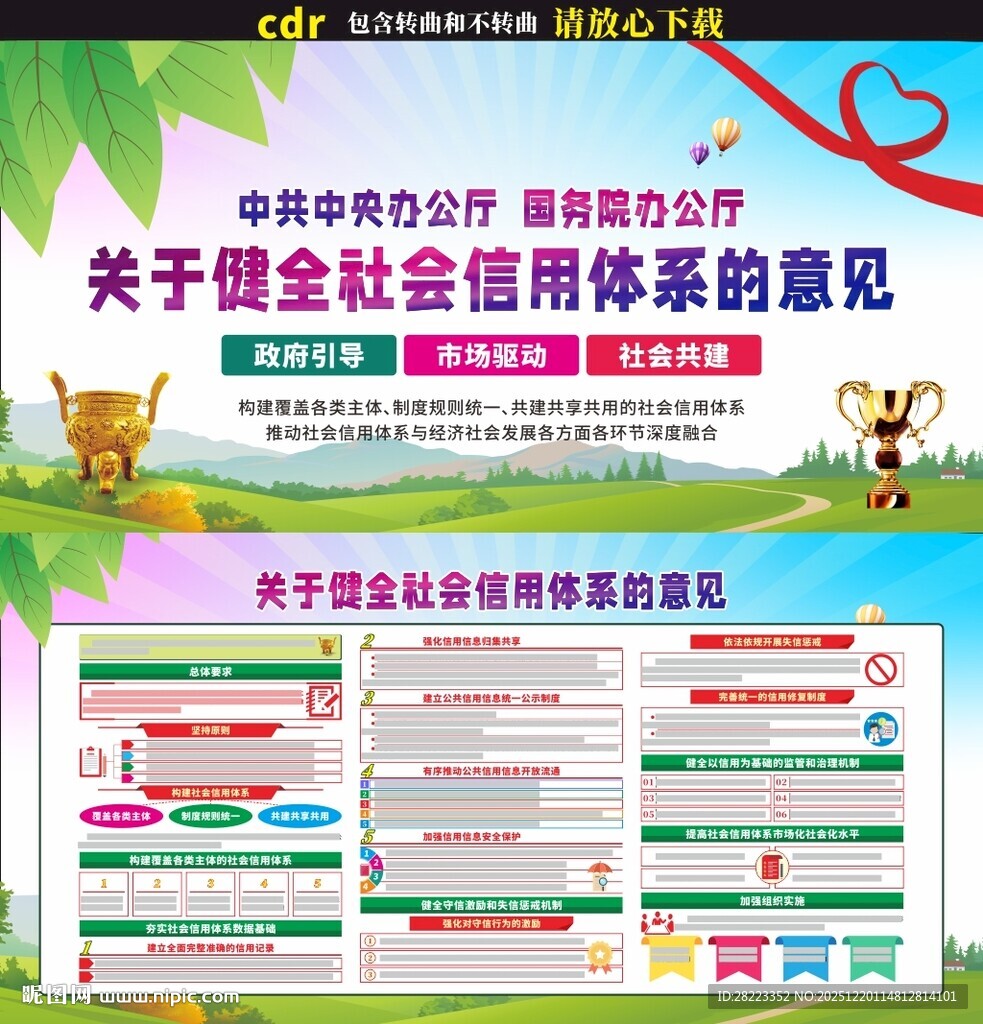 关于健全社会信用体系的意见