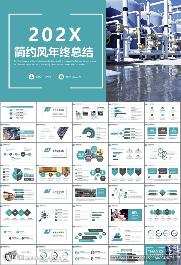 热力公司总结计划述职汇报ppt