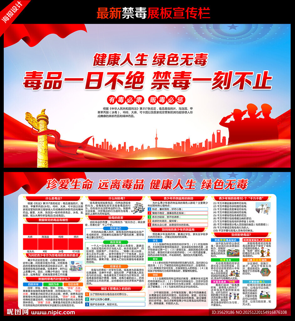 禁毒展板