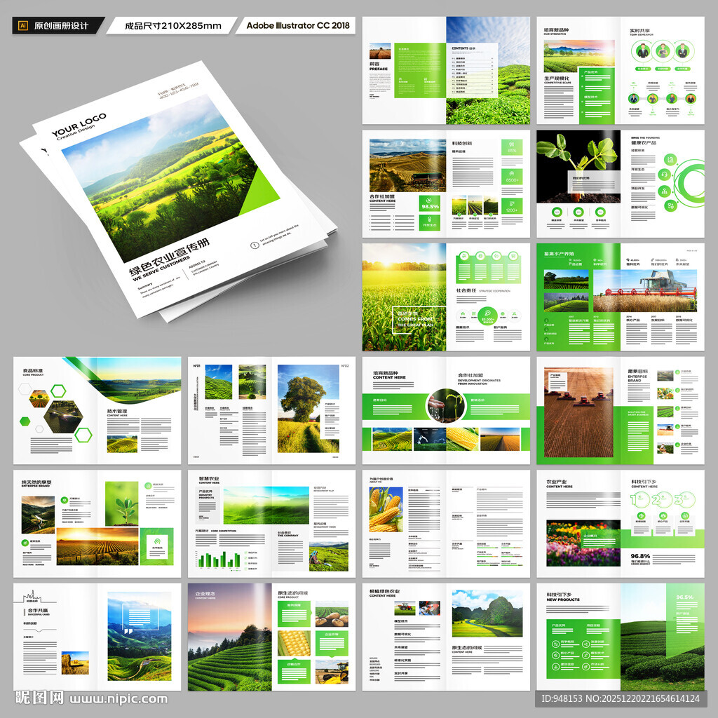 农产品宣传册