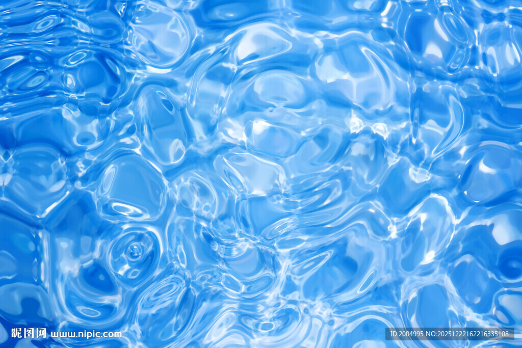 蓝色水波纹
