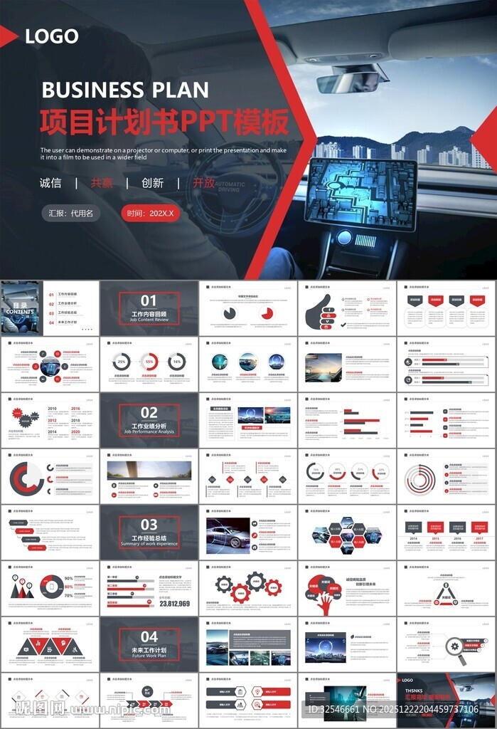 无人驾驶无人车商业计划书PPT