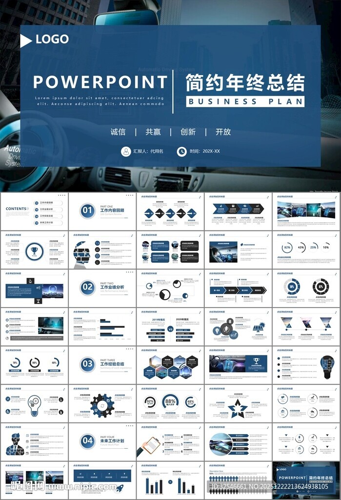 无人驾驶无人车商业计划书PPT