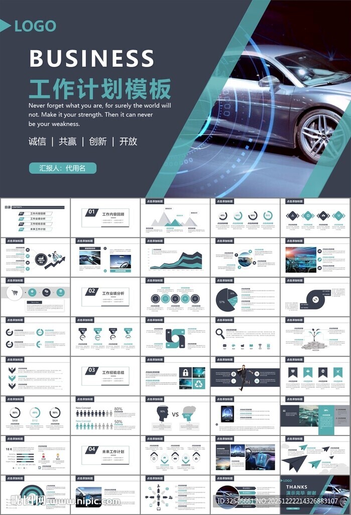 无人驾驶无人车商业计划书PPT