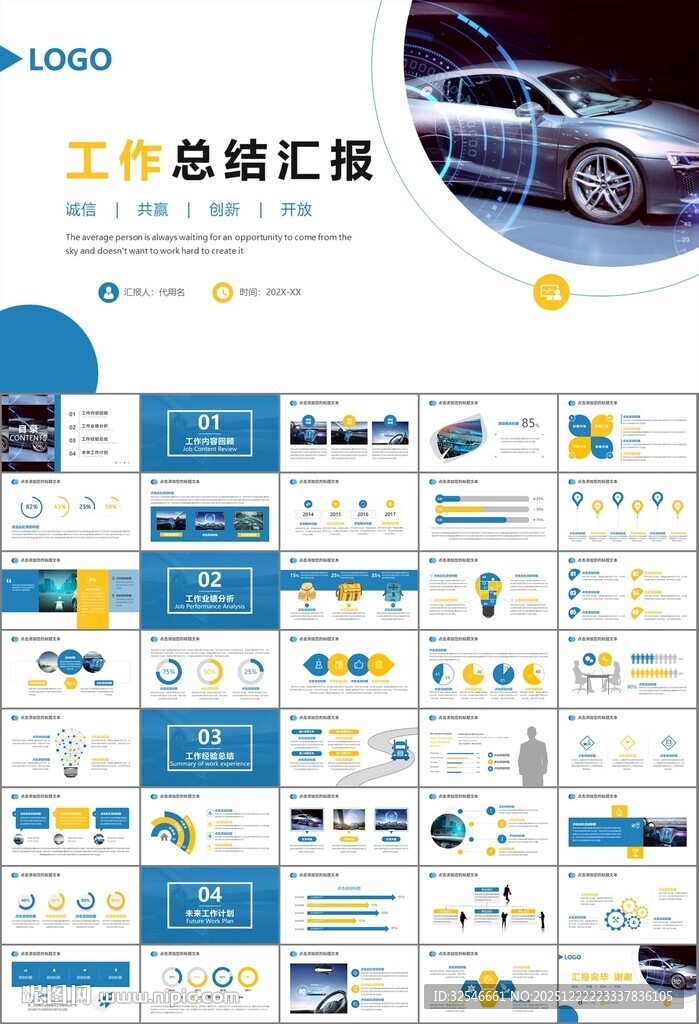 无人驾驶无人车商业计划书PPT