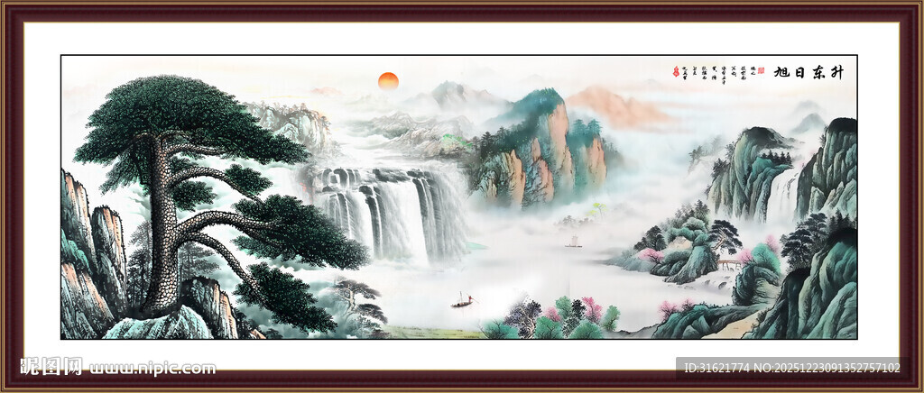 新中式客厅沙发背景墙