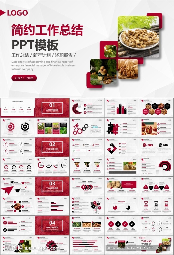 精美核桃种植产业总结计划ppt