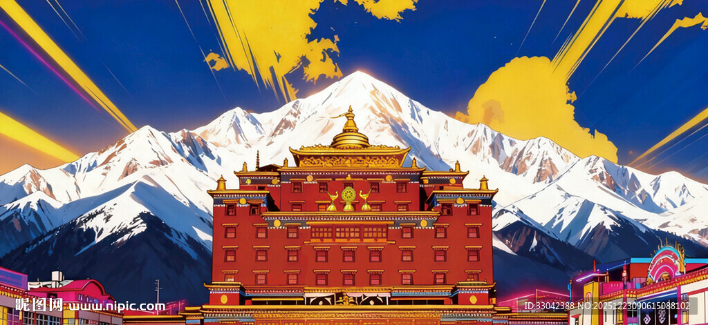 香格里拉 坛城 金鸟 