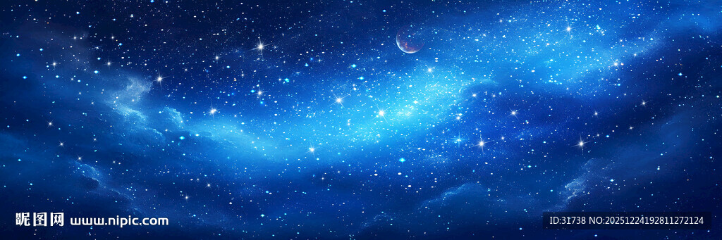 巨幅宇宙星空背景图灯箱