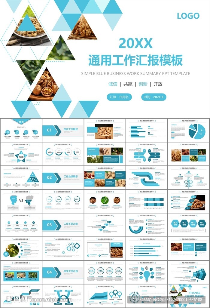 精美核桃种植产业总结计划ppt