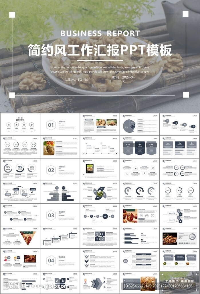 精美核桃种植产业总结计划ppt