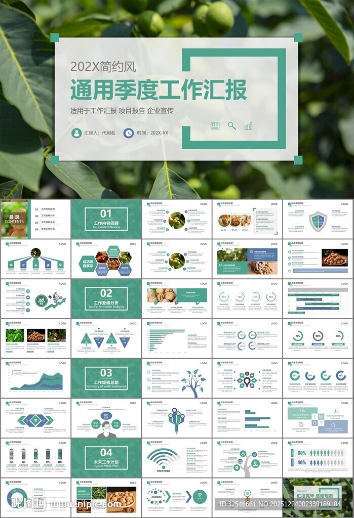 精美核桃种植产业总结计划ppt