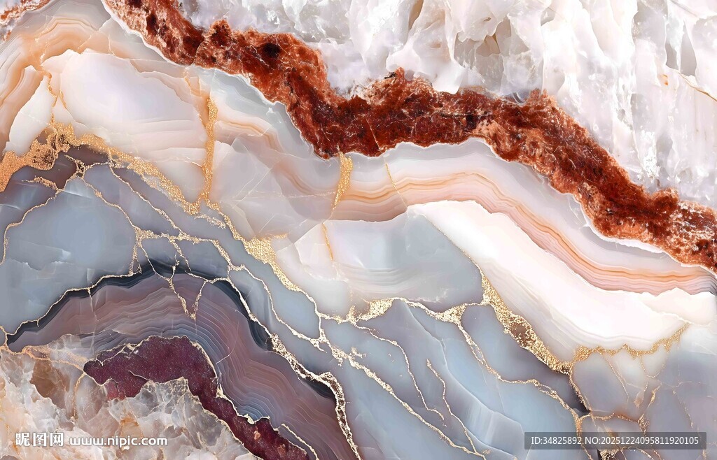 奢石纹理大理石岩板