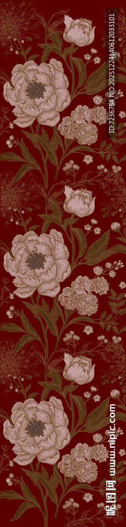 藏式婚礼地毯T台图片