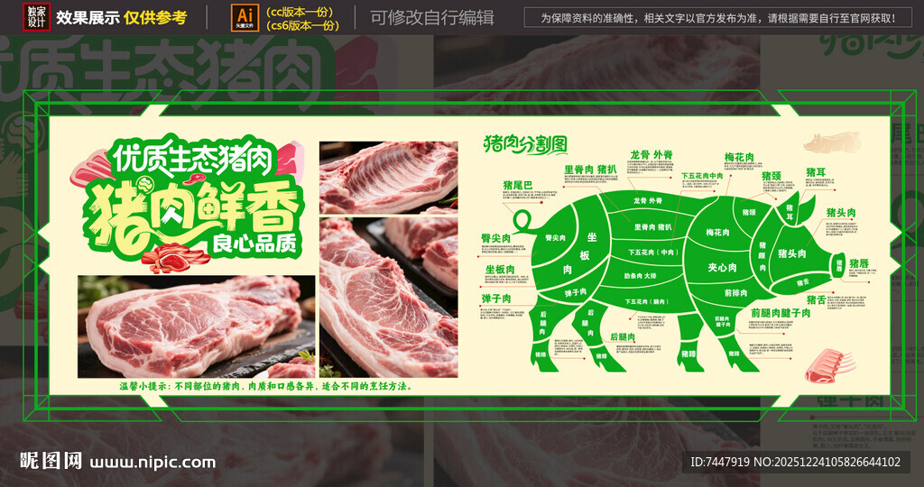 猪肉海报
