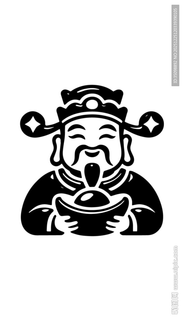 财神形象图案
