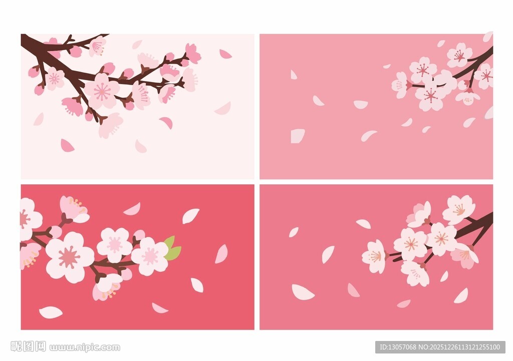 樱花主题背景图案