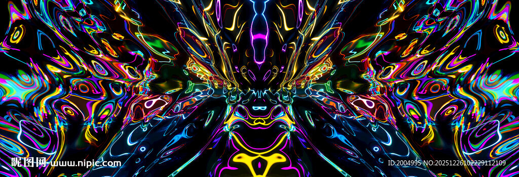 炫彩抽象ktv酒吧夜场背景