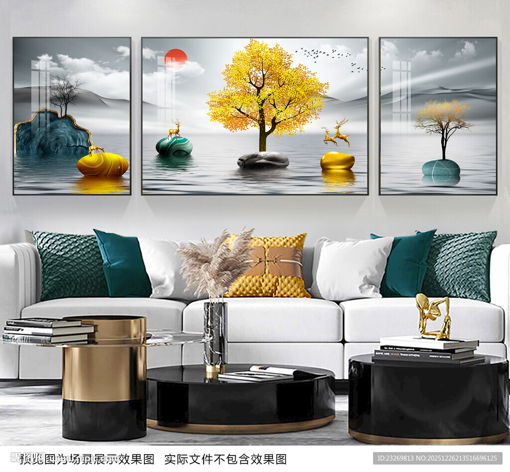 中式客厅装饰画