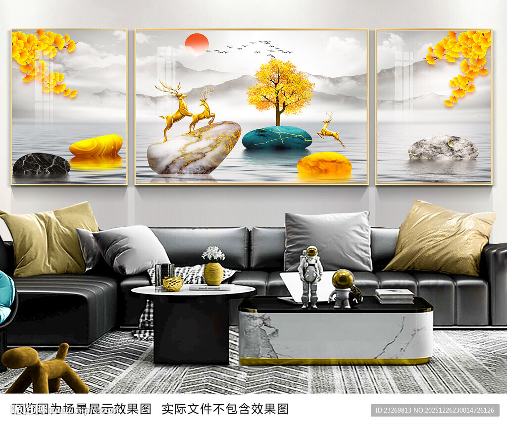 中式客厅装饰画