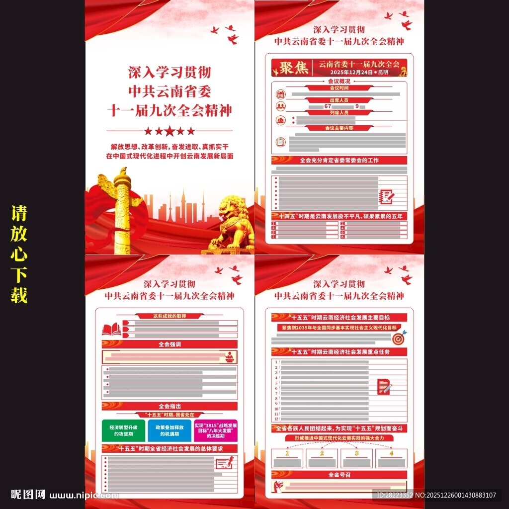 云南省委十一届九次全会