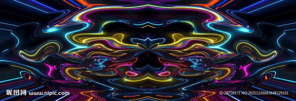 大幅ktv酒吧抽象炫酷背景