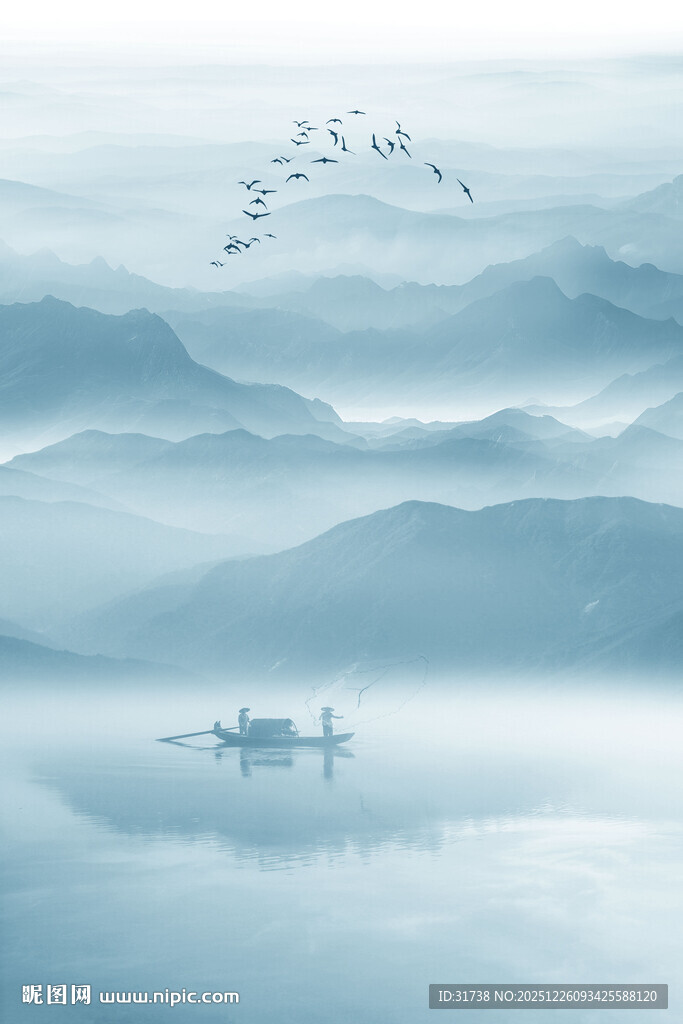 玄关山水装饰画