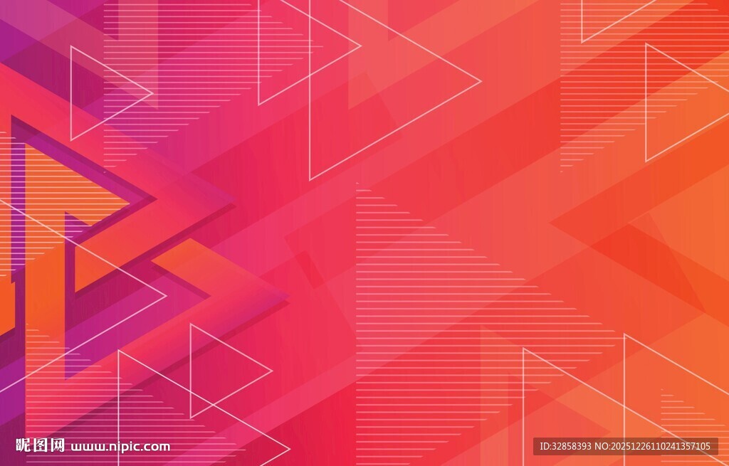 多彩几何渐变抽象背景图