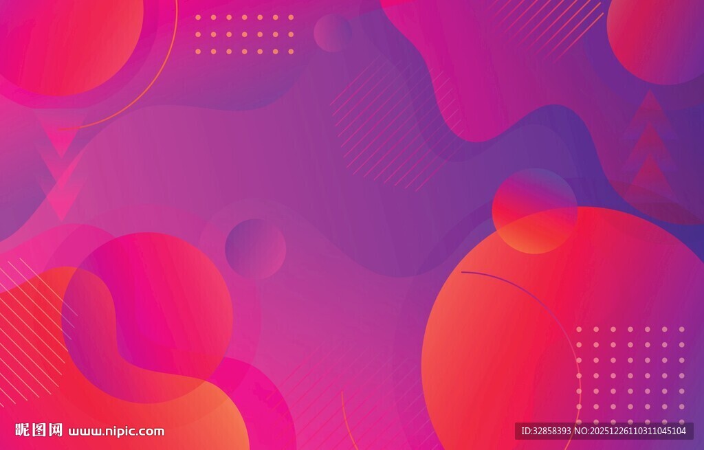 梦幻渐变流体背景图案