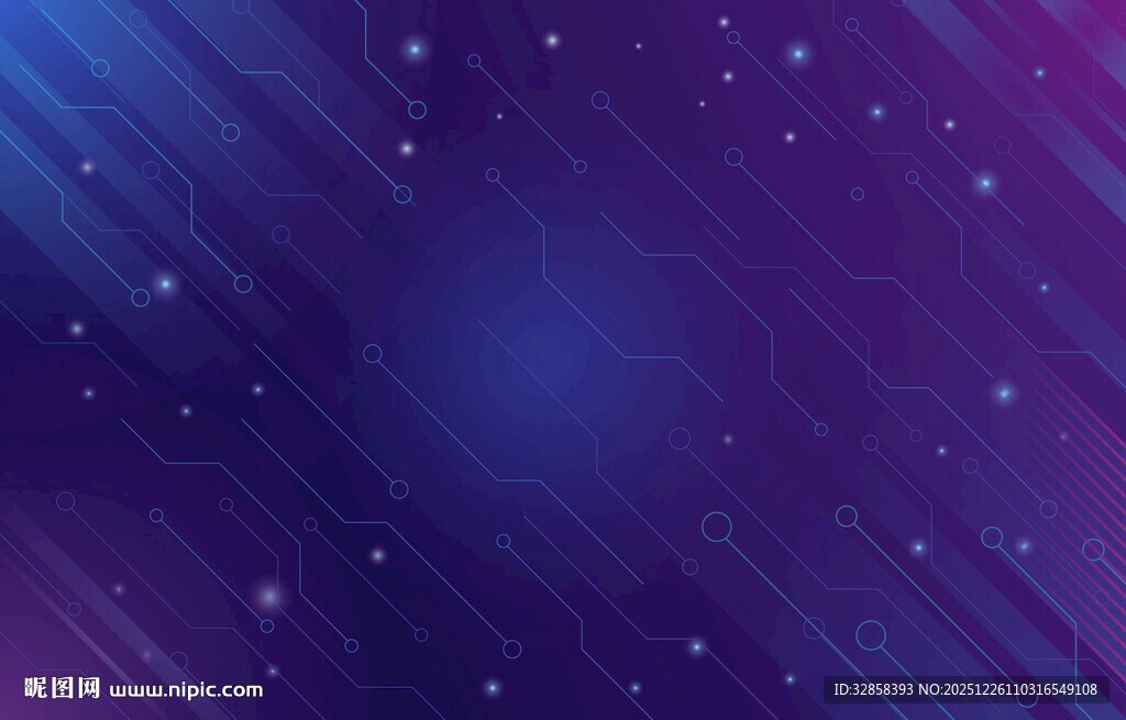 梦幻紫色星空背景图