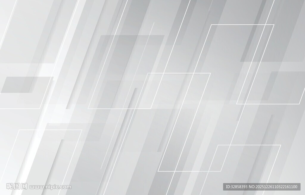 灰白线条抽象背景图