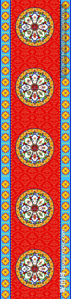 藏式蒙式花纹婚礼地毯地台