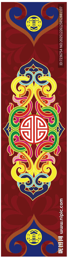 藏式蒙氏婚礼包柱