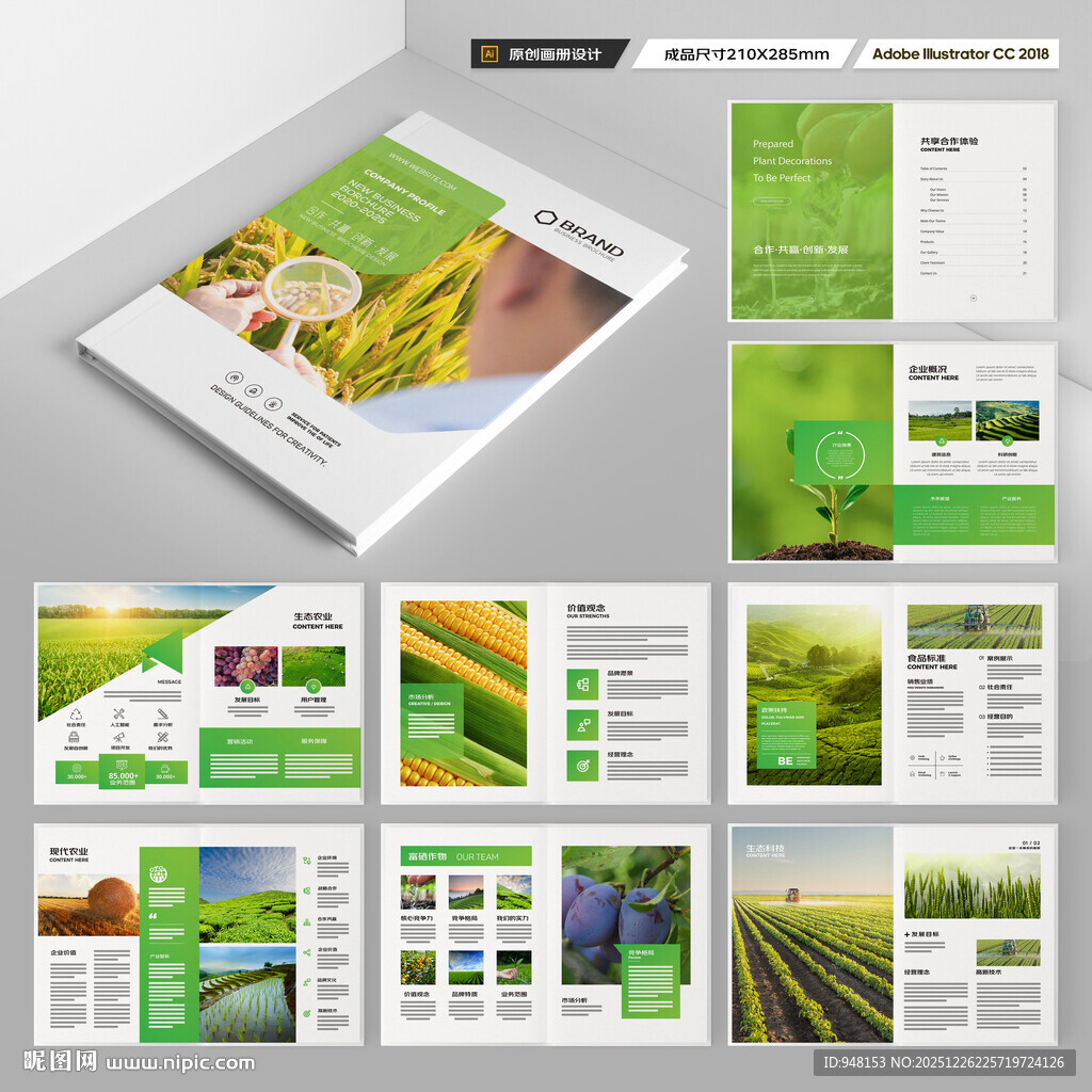 农产品宣传册