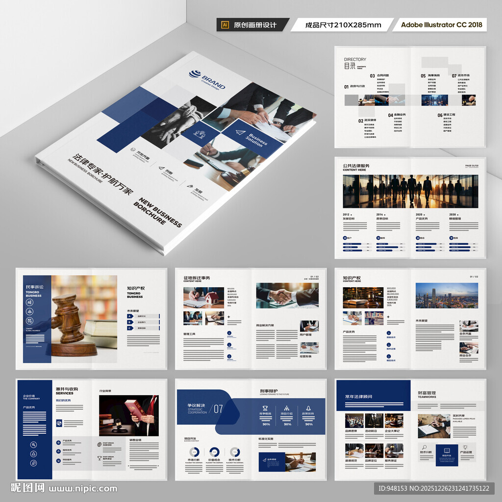 大气律师事务所画册