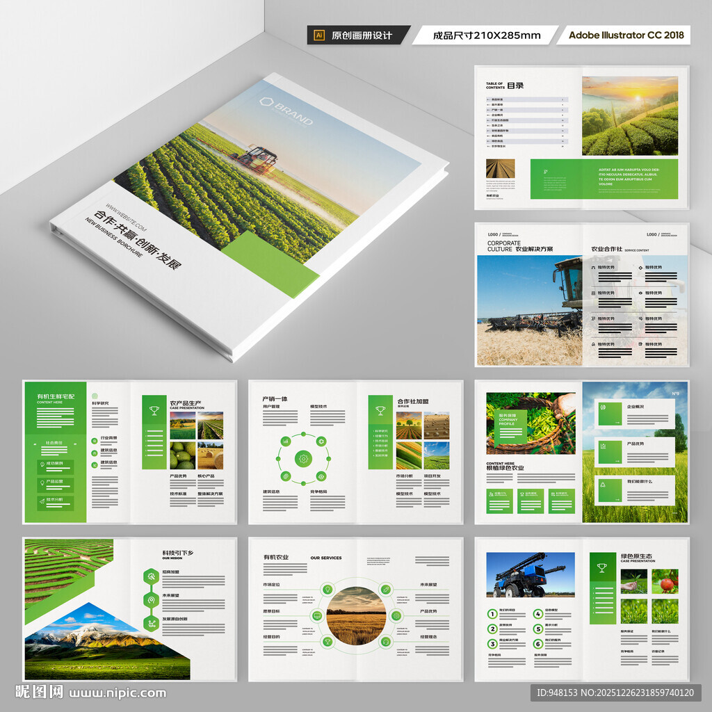 农产品宣传册