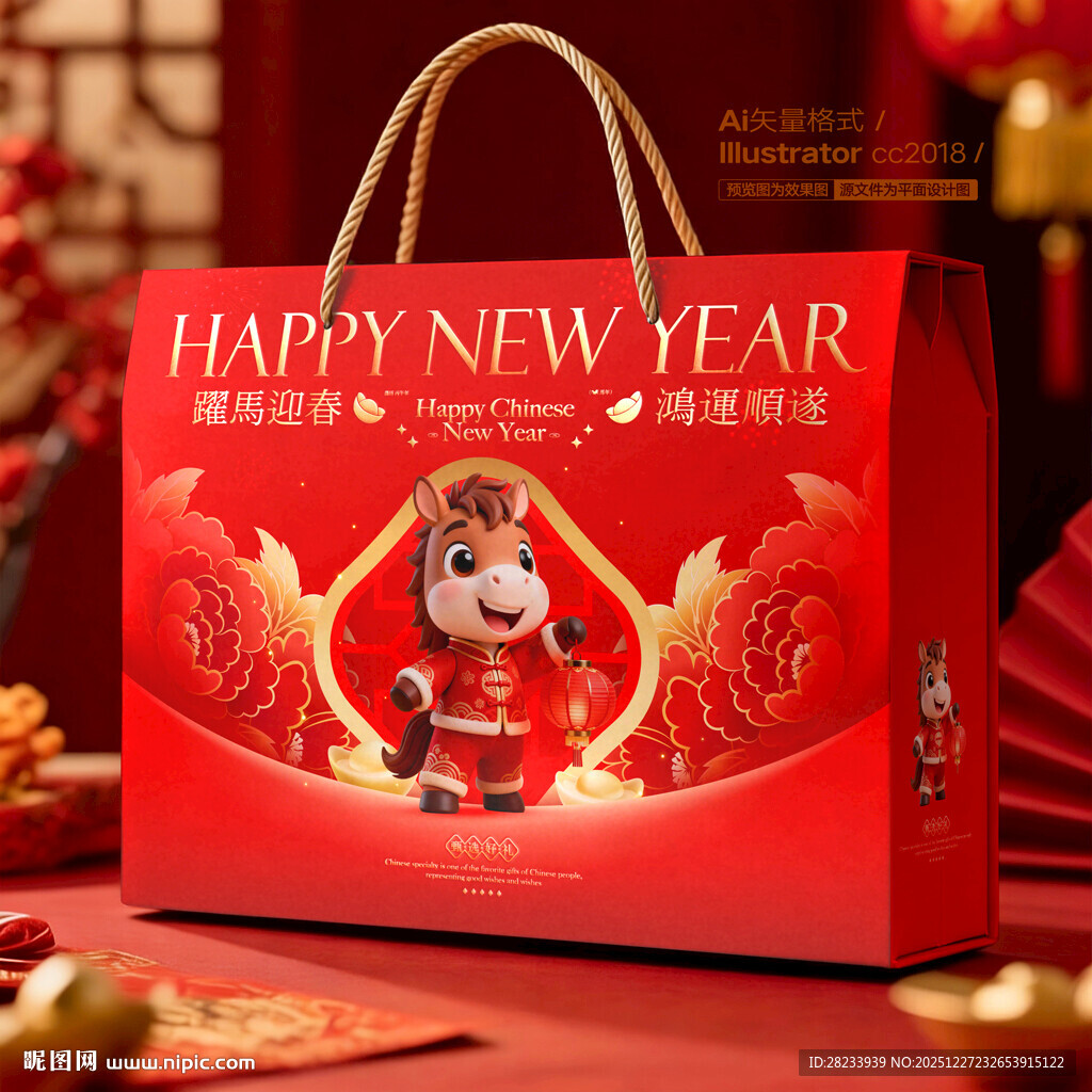 新年礼盒 年货包装