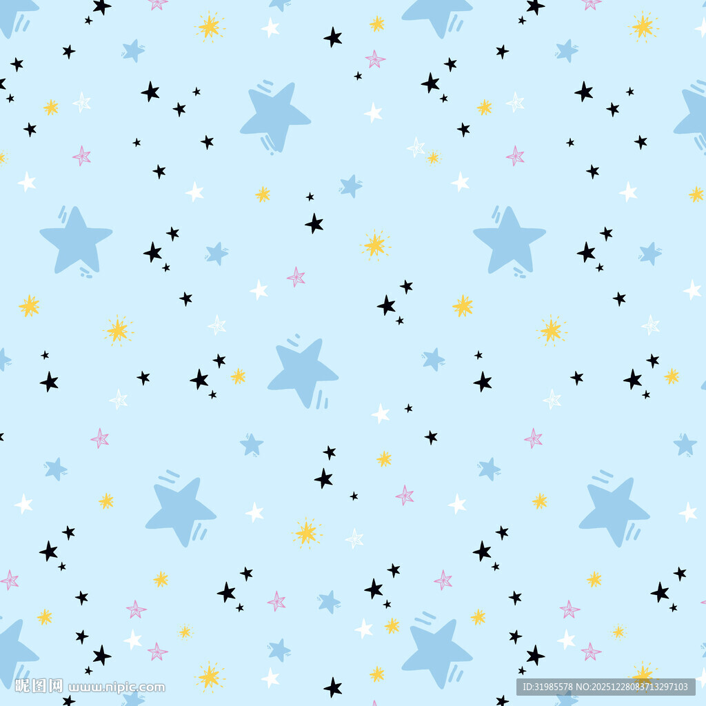 星星星空卡通