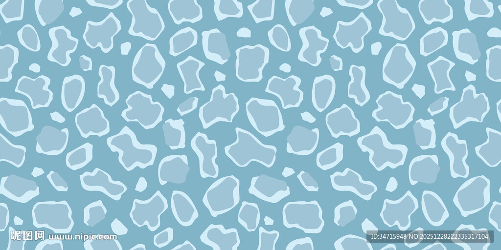 浅蓝色叶子图案背景纹理