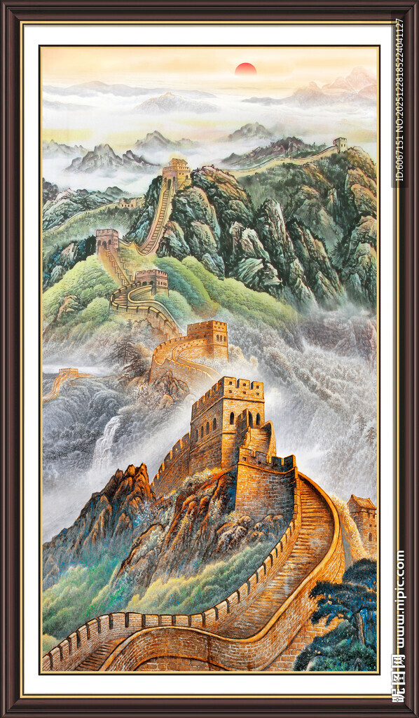 长城玄关装饰画
