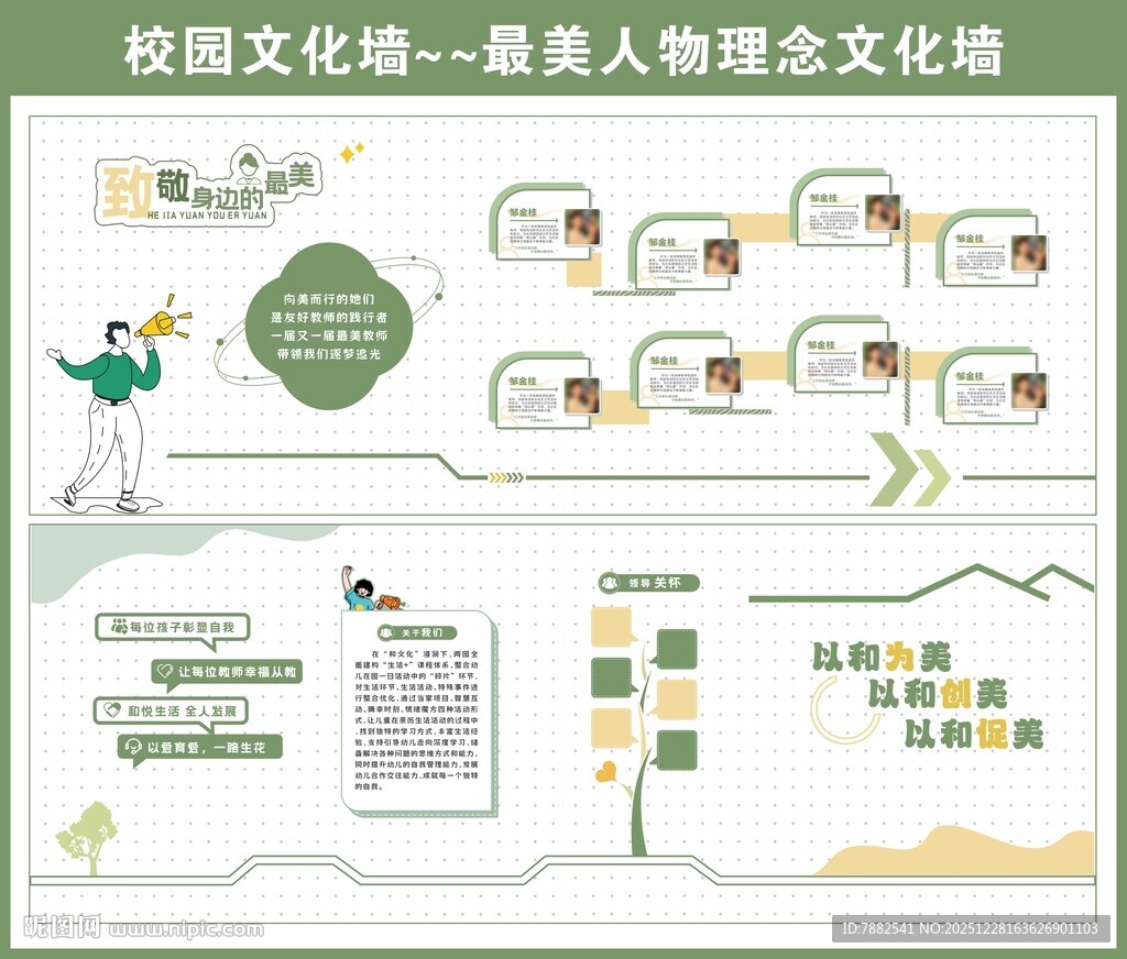校园人物文化墙