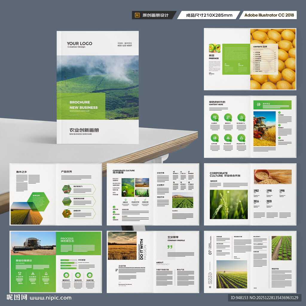 农产品宣传册